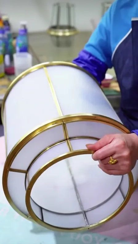 Quality inspection of finished brass lantern