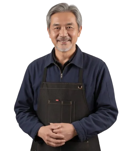 Master metalwright of LUNA brass atelier